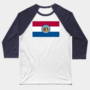 Flag of Missouri Baseball T-Shirt